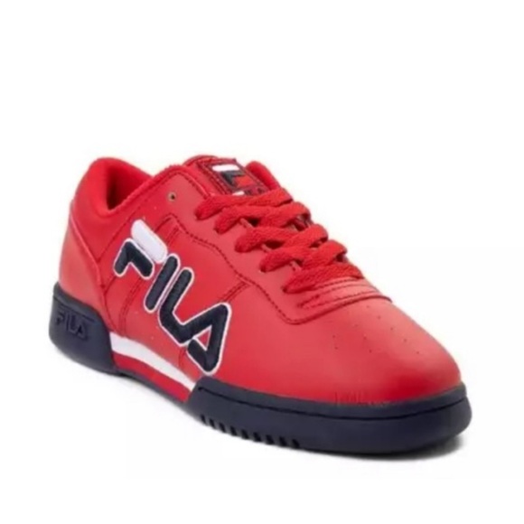 Fila Other - Fila Original Fitness Classic Retro Casual Athletic Shoes Red Size 5 Lace